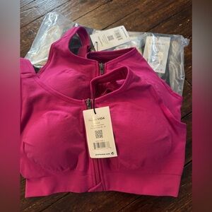 Women's Pink Sports Bra hugger vida prairie wear